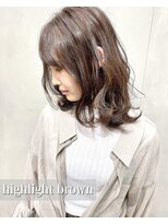 エイト 三軒茶屋店(EIGHT)&nbsp;EIGHT 三軒茶屋　ハイライト×ブラウン11/21