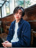 前下がりセンターパート【新小岩】