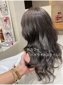 秋カラー×ハイライト×オリーブベージュ