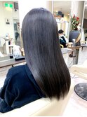 髪質改善 カラー&トリートメント ナチュラルブラックシルバー