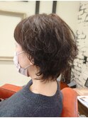 ミニウルフ ウェーブ  ココアブラウン