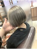 ボブカット×バレイヤージュ