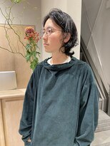 フェンヘアーアイス 中目黒(Fen.hair ici)&nbsp;束感メンズミディアムすたマッシュアップバングコンマヘア