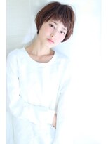 オーロ 千里山店(ORO)&nbsp;20代30代40代50代美髪ピンクブラウン切りっぱなしボブショート