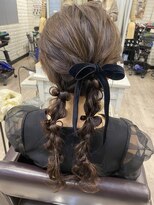 ジャムスタイリングハウス(JAM STYLING HOUSE)&nbsp;ツインちび編み下ろし