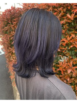 ネオヘアー 曳舟店(NEO Hair) シャドールーツ/ブルーバイオレット