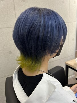 スターズ 渋谷(STARS) ブルー イエロー 2トーンカラー