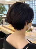 ショートパーマショートカット前髪あり前髪なし20代30代40代