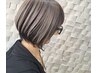 ダブルカラー(ボブ辺りの長さ)＋カット