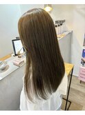 髪質改善トリートメントベージュカラー