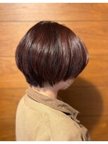 ムードコア 関内店(mu;d Coa) 前下がり丸みショートヘア