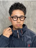 スパイキーショートツイストスパイラルパーマラルフカール