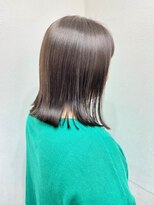 ランプ(Lamp) くびレイヤーグレーベージュニュアンスカラー白髪染め白髪ぼかし