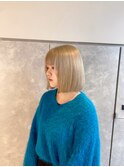 #プルエクステ#エクステ#派手髪#金髪#ボブ#ブリーチ