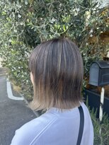 サバ ヘアー スペース(SABA hair space) ボブ×バレイヤージュ