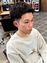 アムレヘアー(amule hair)&nbsp;【amule hair】爽やか黒髪短髪ショート/ツーブロ