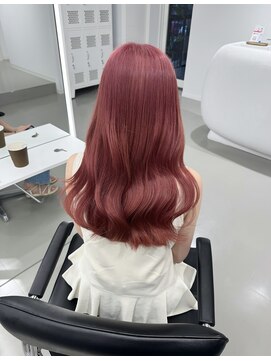 ビジョン オールヘアー(VISION:ALL HAIR) 【岡山駅/韓国ヘア】レイヤーカット × ピンクベージュ♪