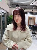 パープルカラー×ミディアム　qumu横浜