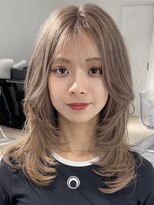 グロウ 恵比寿(grow)&nbsp;韓国風ミルクティーグレージュカラーベージュブラウン