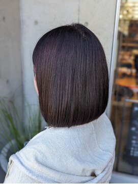 オーガニック リブ 川越(organic+live) 秋冬オススメ！20代30代かわいい切りっぱなしボブ