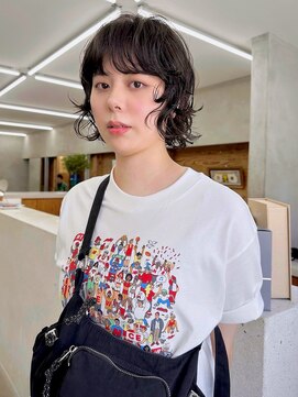 トゥコ(tuco) ボブレイヤー　ボブパーマ　黒髪パーマ　フェイスレイヤー