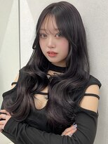 アイトーキョーエス 渋谷(AI TOKYO S)&nbsp;ラベンダーグレージュロングレイヤーフォワード巻きワンホンヘア