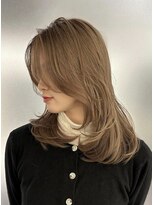 ロック(rock) レイヤーカット/ハッシュカット/顔周り/透明感カラー/ハイライト