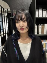 ジル(JILL)&nbsp;レイヤーボブ×ネイビー