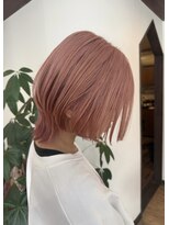 アチェロプラス 幸手店(acero+)&nbsp;ウルフボブ×ミルクティーピンク