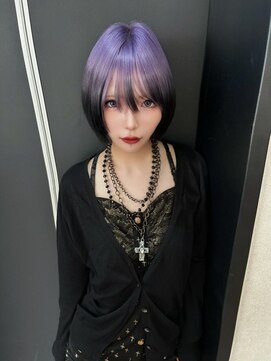 エル オオサカ 心斎橋店(L. OSAKA) グラデーションカラー/パープルブラック