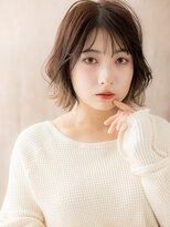 カバーヘア イヴ 戸頭店(COVER HAIR EVE)&nbsp;グラデーションカラー/デザインカラー/スモーキーブラウン/20代e