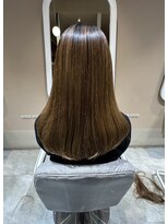 フィゼル 梅田茶屋町(fizelle)&nbsp;髪質改善☆ うる艶仕上げ美髪セミロング【フィゼル茶屋町店】