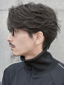 レタッチ バイ フィフス 天神大名(RETOUCH by fifth) 天神メンズパーマフェザーパーマシャドウパーマセンターパート