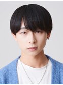 マッシュヘア/波巻きパーマ/men's/スパイラルパーマ/眉