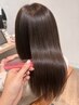 【縮毛矯正メニュー】髪質改善ストレート+カット+パーソナルカラー