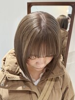 ニール 名古屋 伏見 丸の内(NEELU)&nbsp;【NEELU_misa】ブリーチでつくるブラウンベージュ