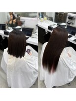 グロウ 渋谷(grow)&nbsp;プルエクステでロングヘア