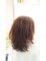 ネス(NESS) ピンクベージのハイライトが入ったレイヤー320