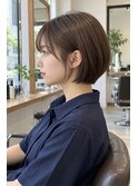 ショートボブ髪型20代30代40代50代前髪あり前髪なし面長丸顔越谷
