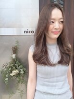 ニコ ヘアーアンドメイク(nico hair&make) ゆるミディアムロング