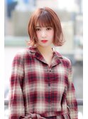 こなれ感たっぷり外ハネカジュアルボブ