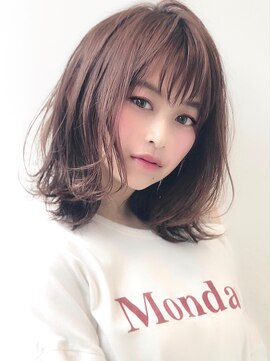 アグ ヘアー カティー ひばりヶ丘店(Agu hair cutty) とろみ質感外ハネミディ