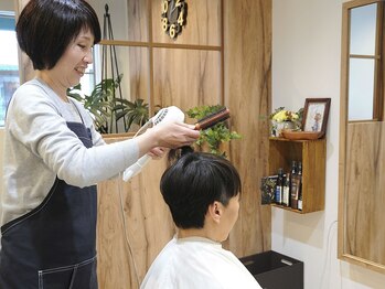 ウォームス(warmth)の写真/【板宿駅1分】初めて行く緊張感があっという間にほぐれる、心のこもった接客でお出迎えする《warmth》☆