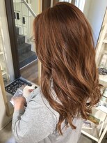 ワンバイワンクラッカ(one by one CLACCA)&nbsp;コーラルオレンジ×ラフロング