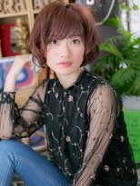 カバーヘア ブリス 戸田公園西口店(COVER HAIR bliss) 艶カラーウルフパーマショートマッシュg戸田公園20代30代40代!