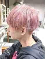 デイズ(days)&nbsp;シアーピンク/ショートボブ/ハンサムショート//ツーブロック