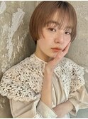 【かしむら】ブリーチ/ケアブリーチ/ベージュカラー/暖色カラー