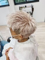 エン(eNN)&nbsp;ハイトーンホワイトシルバー/ショートスタイル