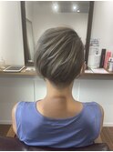アッシュハイライト　ショート