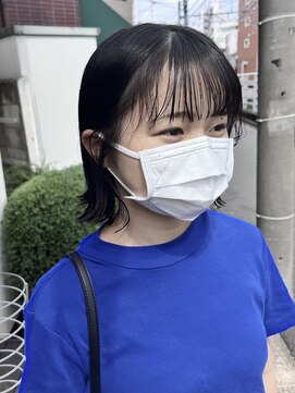 アトリエドゥーディマンシュ atelier doux dimanche 切りっぱなしボブ